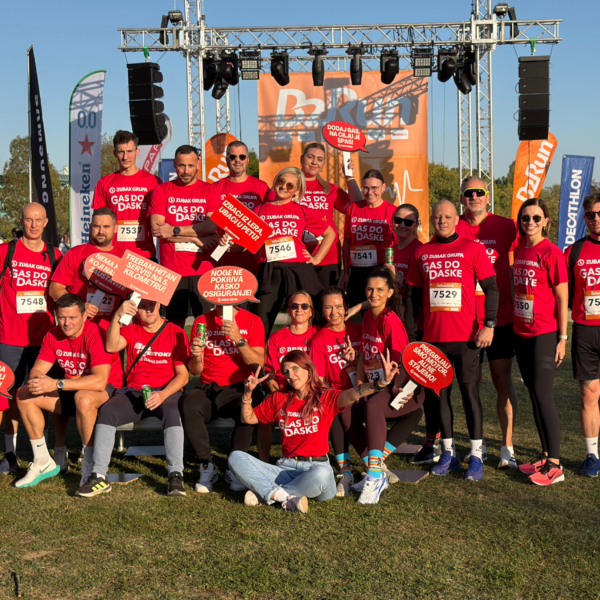 Tim „Gas do daske” Zubak Grupe na B2Run utrci na Jarunu.